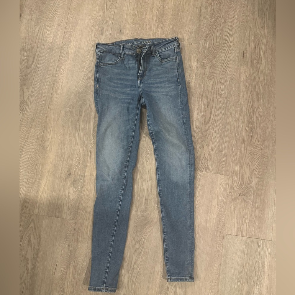 American Eagle Next Level Stretch Skinny Jeans (Size 0R)